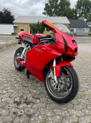 Ducati 999 skadet